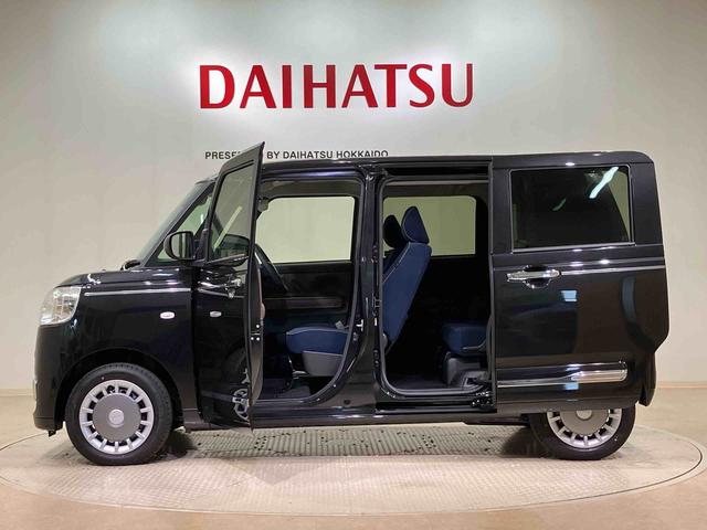 ムーヴキャンバスセオリーGターボ4WD シートヒーター ターボ アイドリングストップ オートマチックハイビーム 衝突防止システム LEDヘッドランプ レーンアシスト スマートキー 記録簿 ワンオーナー エアバッグ エアコン ABS(北海道)の中古車