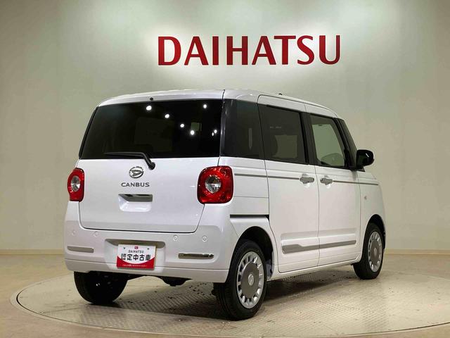 ムーヴキャンバスセオリーGターボ4WD シートヒーター ターボ アイドリングストップ オートマチックハイビーム 衝突防止システム LEDヘッドランプ レーンアシスト スマートキー 記録簿 ワンオーナー エアバッグ エアコン ABS(北海道)の中古車