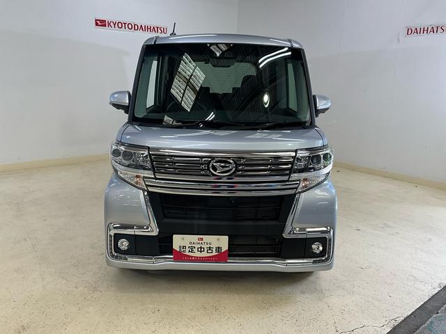 タントカスタムＸ　トップエディションリミテッドＳＡIIIワンオーナー　衝突軽減ブレーキ　認定中古車　ナビ　ＥＴＣ　パノラマモニター　オートエアコン　両側電動スライドドア　運転席助手席シートヒーター　プッシュボタンスタート（京都府）の中古車