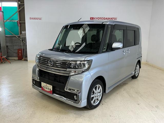 タントカスタムＸ　トップエディションリミテッドＳＡIIIワンオーナー　衝突軽減ブレーキ　認定中古車　ナビ　ＥＴＣ　パノラマモニター　オートエアコン　両側電動スライドドア　運転席助手席シートヒーター　プッシュボタンスタート（京都府）の中古車