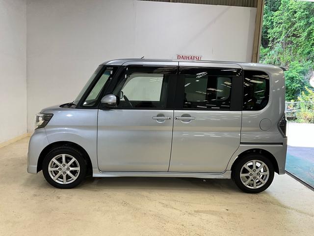 タントカスタムＸ　トップエディションリミテッドＳＡIIIワンオーナー　衝突軽減ブレーキ　認定中古車　ナビ　ＥＴＣ　パノラマモニター　オートエアコン　両側電動スライドドア　運転席助手席シートヒーター　プッシュボタンスタート（京都府）の中古車