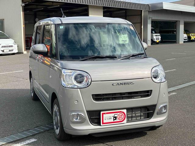 ムーヴキャンバスセオリーGターボスマアシ・ターボ・電動パーキング・コーナーセンサー・LEDヘッドライト・キーフリーシステム・前席シートヒーター・両側電動スライドドア・アイドリングストップ・オートライト・バックカメラ(千葉県)の中古車