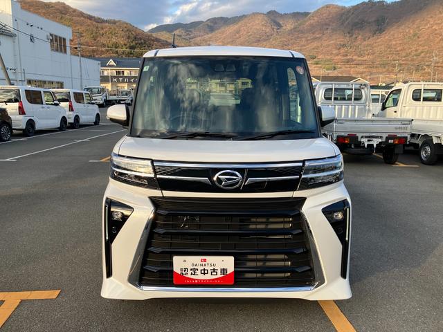 タントカスタムＲＳ　純正ナビゲーション　ドライブレコーダースマートアシスト・ＬＥＤヘッドランプ・プッシュエンジンスタート・１５インチアルミホイール・両側パワースライドドア・ＵＳＢソケット・オートエアコン・運転席助手席シートヒーター（山梨県）の中古車