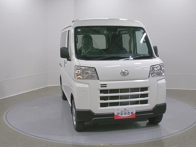 ハイゼットカーゴデラックス 4WD CVTスマートアシスト・コーナーセンサー・3モード電子制御4WD(CVT車)・荷室長1,915mm・荷室幅1,410mm・荷室高1,250mm・ハロゲンヘッドランプ・マニュアルエアコン(山梨県)の中古車