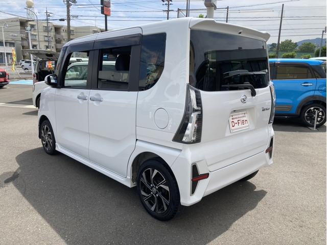 タントカスタムＸ１４インチアルミホイール　大型エアロバンパー　フルＬＥＤヘッドランプ　オート格納式カラードドアミラー　両側パワースライドドア　キーフリーシステム　プッシュボタンスタート（静岡県）の中古車