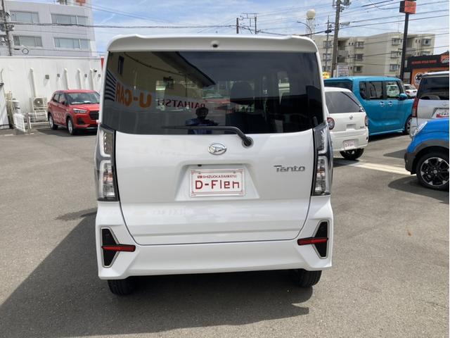 タントカスタムＸ１４インチアルミホイール　大型エアロバンパー　フルＬＥＤヘッドランプ　オート格納式カラードドアミラー　両側パワースライドドア　キーフリーシステム　プッシュボタンスタート（静岡県）の中古車