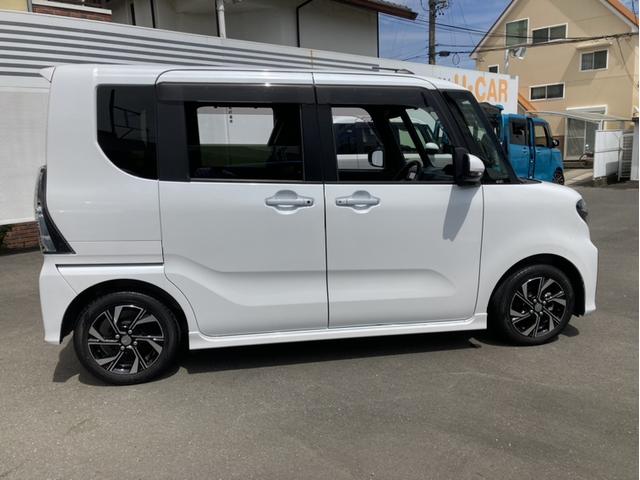 タントカスタムＸ１４インチアルミホイール　大型エアロバンパー　フルＬＥＤヘッドランプ　オート格納式カラードドアミラー　両側パワースライドドア　キーフリーシステム　プッシュボタンスタート（静岡県）の中古車