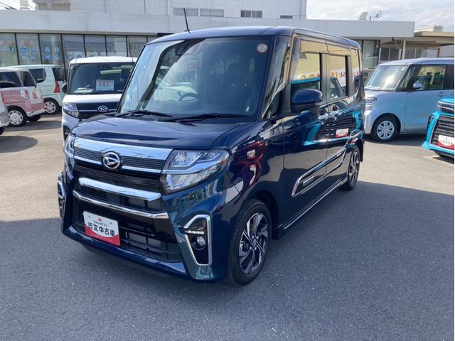 タントカスタムＸスタイルセレクション１４インチアルミホイール　大型エアロバンパー　フルＬＥＤヘッドランプ　オート格納式カラードドアミラー　両側パワースライドドア　ＴＦＴカラーマルチインフォメーションディスプレイ（静岡県）の中古車