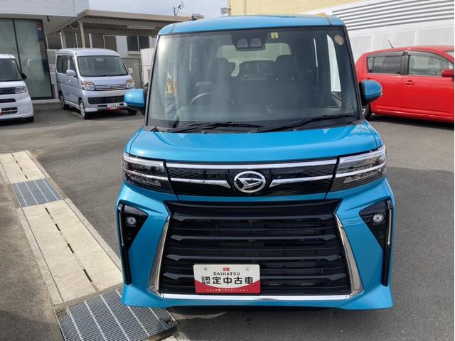タントカスタムＸ１４インチアルミホイール　大型エアロバンパー　フルＬＥＤヘッドランプ　オート格納式カラードドアミラー　両側パワースライドドア　キーフリーシステム　プッシュボタンスタート（静岡県）の中古車