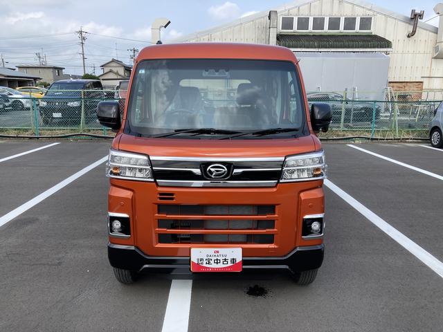 アトレーＲＳ１２インチフルホイールキャップ　オートエアコン　キーフリーシステム　スペアタイヤ　ＬＥＤヘッドランプ　パワースライドドア（両側）　　プッシュボタンスタート（静岡県）の中古車