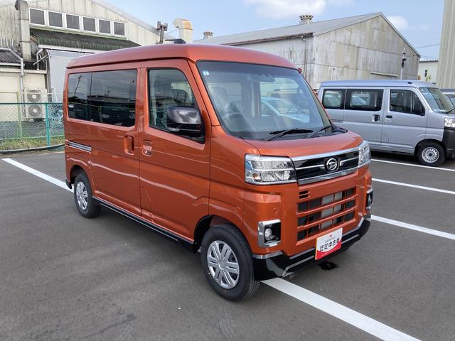 アトレーＲＳ１２インチフルホイールキャップ　オートエアコン　キーフリーシステム　スペアタイヤ　ＬＥＤヘッドランプ　パワースライドドア（両側）　　プッシュボタンスタート（静岡県）の中古車