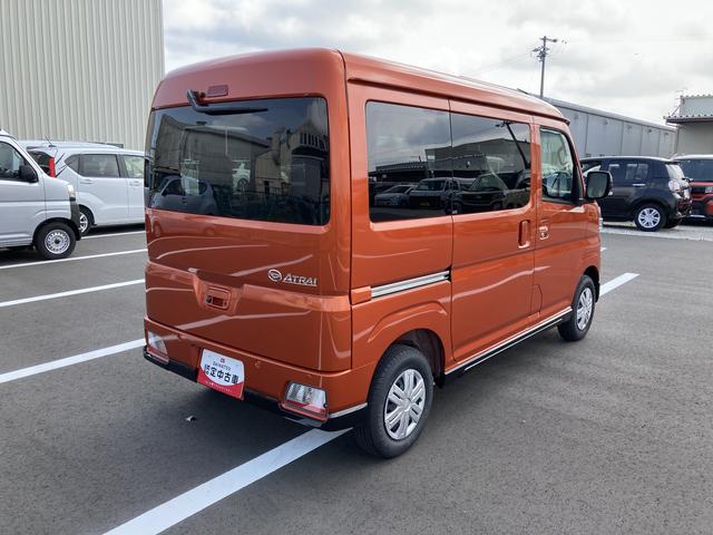 アトレーＲＳ１２インチフルホイールキャップ　オートエアコン　キーフリーシステム　スペアタイヤ　ＬＥＤヘッドランプ　パワースライドドア（両側）　　プッシュボタンスタート（静岡県）の中古車