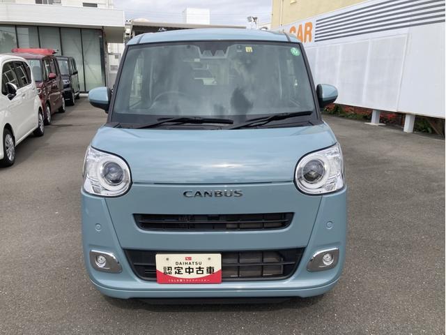 ムーヴキャンバスセオリーＧ１４インチフルホイールキャップ　ＬＥＤヘッドランプ　ＬＥＤフォグランプ　ホっとカップホルダー　両側パワースライドドア　キーフリーシステム　プッシュボタンスタート　ＵＶカットガラス（静岡県）の中古車