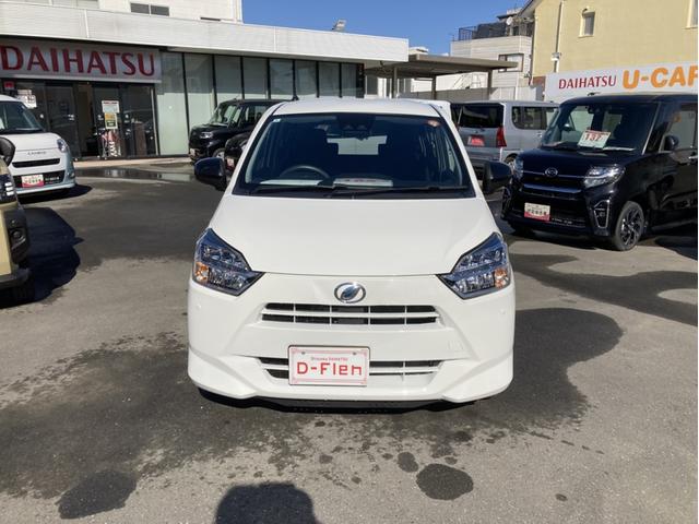 ミライースＸ　ＳＡIII１４インチフルホイールキャップ　ＬＥＤヘッドランプ　電動格納式（カラード）ドアミラー　自発光式デジタルメーターブルーイルミネーションメーター　マニュアルエアコン（ダイヤル式）　キーレスエントリー（静岡県）の中古車