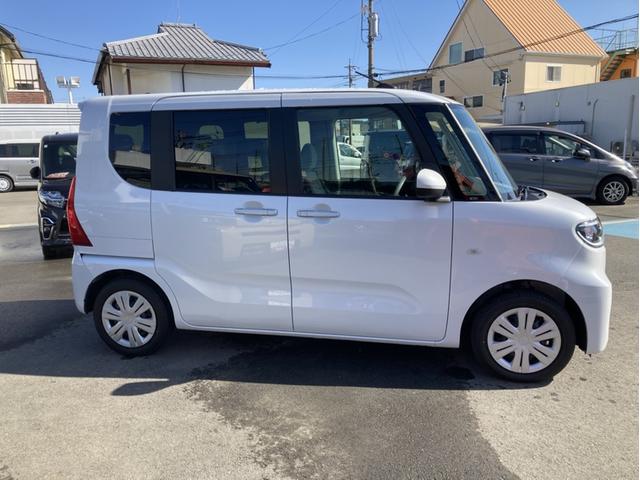 タントＸ１４インチフルホイールキャップ　フルＬＥＤヘッドランプ　オート格納式カラードドアミラー　左側パワースライドドア　ＴＦＴカラーマルチインフォメーションディスプレイ　フルファブリックシート（静岡県）の中古車