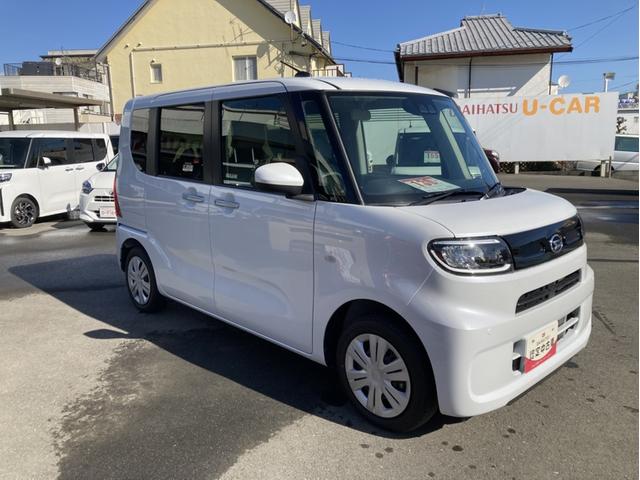 タントＸ１４インチフルホイールキャップ　フルＬＥＤヘッドランプ　オート格納式カラードドアミラー　左側パワースライドドア　ＴＦＴカラーマルチインフォメーションディスプレイ　フルファブリックシート（静岡県）の中古車