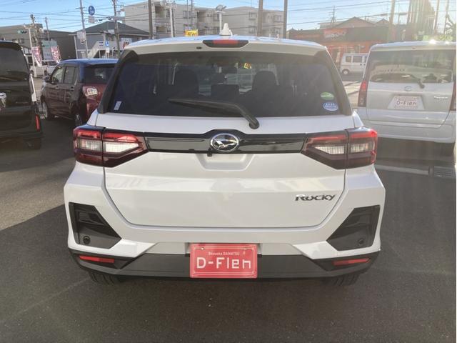 ロッキーＸフルＬＥＤヘッドランプ　ドアアウターハンドル（ボディ同色）　オートエアコン（プッシュ式）　ＵＶカットガラス　キーフリーシステム　プッシュボタンスタート（静岡県）の中古車