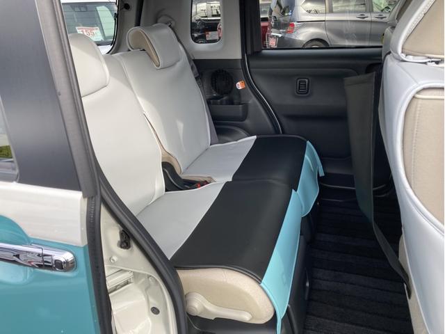 ムーヴキャンバスＸメイクアップリミテッド　ＳＡIII１４インチフルホイールキャップ　キーフリーシステム　両側パワースライドドア　オートエアコン（プッシュ式）　オートライト　置きラクボックス（静岡県）の中古車