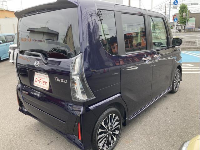 タントカスタムRS15インチアルミホイール キーフリーシステム プッシュボタンスタート オートエアコン(プッシュ式) フルLEDヘッドランプ オート格納式カラードドアミラー 本革巻ステアリングホイール(静岡県)の中古車