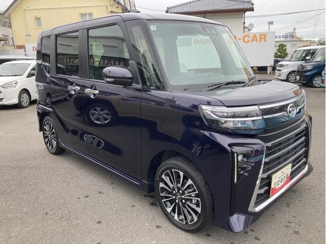 タントカスタムRS15インチアルミホイール キーフリーシステム プッシュボタンスタート オートエアコン(プッシュ式) フルLEDヘッドランプ オート格納式カラードドアミラー 本革巻ステアリングホイール(静岡県)の中古車