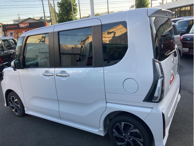 タントカスタムX14インチアルミホイール 大型エアロバンパー フルLEDヘッドランプ オート格納式カラードドアミラー 両側パワースライドドア キーフリーシステム プッシュボタンスタート(静岡県)の中古車