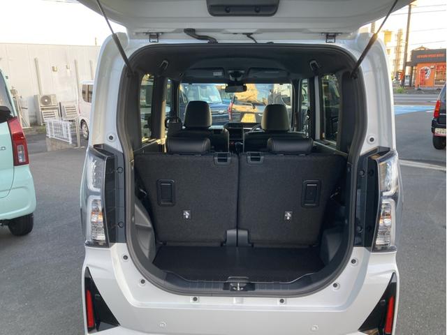 タントカスタムX14インチアルミホイール 大型エアロバンパー フルLEDヘッドランプ オート格納式カラードドアミラー 両側パワースライドドア キーフリーシステム プッシュボタンスタート(静岡県)の中古車
