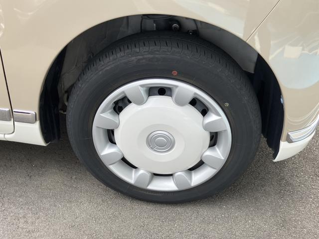 ムーヴキャンバスＧメイクアップリミテッド　ＳＡIII１４インチフルホイールキャップ　ＬＥＤヘッドランプ　キーフリーシステム　両側パワースライドドア　オートエアコン（プッシュ式）　オートライト　置きラクボックス（静岡県）の中古車