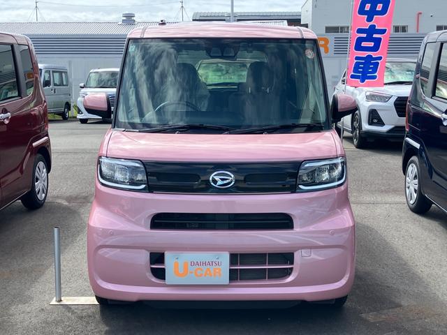 タントＸ１４インチフルホイールキャップ　フルＬＥＤヘッドランプ　オート格納式カラードドアミラー　左側パワースライドドア　ＴＦＴカラーマルチインフォメーションディスプレイ　フルファブリックシート（静岡県）の中古車