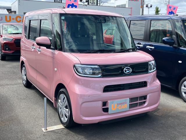 タントＸ１４インチフルホイールキャップ　フルＬＥＤヘッドランプ　オート格納式カラードドアミラー　左側パワースライドドア　ＴＦＴカラーマルチインフォメーションディスプレイ　フルファブリックシート（静岡県）の中古車