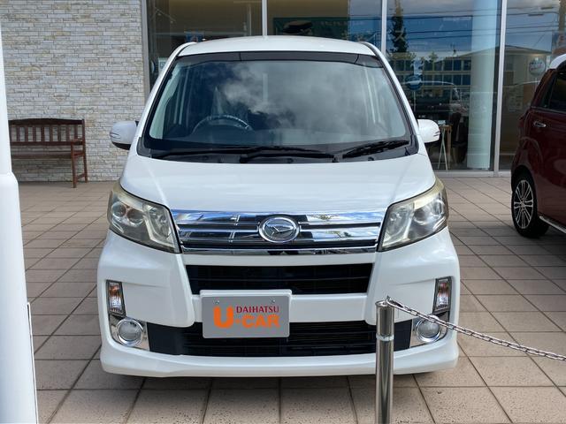 ムーヴカスタム Xキーフリーシステム プッシボタンスタート オートエアコン(プッシュ式) アルミホイール 電動格納ドアミラー UVカットガラス フロントフォグランプ(静岡県)の中古車