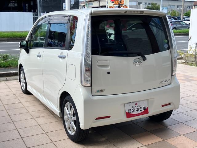 ムーヴカスタム Xキーフリーシステム プッシボタンスタート オートエアコン(プッシュ式) アルミホイール 電動格納ドアミラー UVカットガラス フロントフォグランプ(静岡県)の中古車