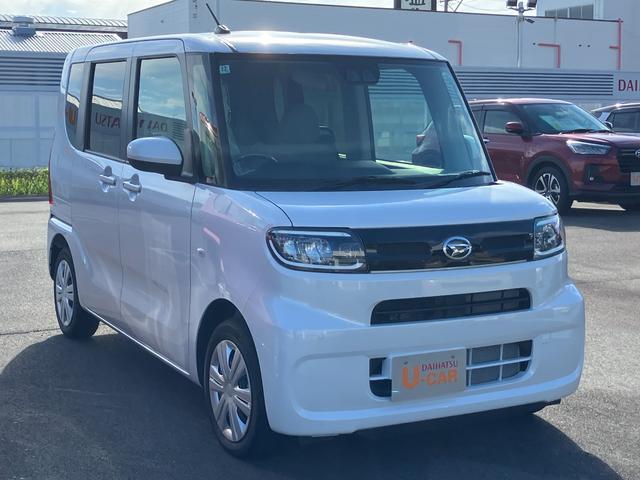 タントＸ１４インチフルホイールキャップ　フルＬＥＤヘッドランプ　オート格納式カラードドアミラー　左側パワースライドドア　ＴＦＴカラーマルチインフォメーションディスプレイ　フルファブリックシート（静岡県）の中古車