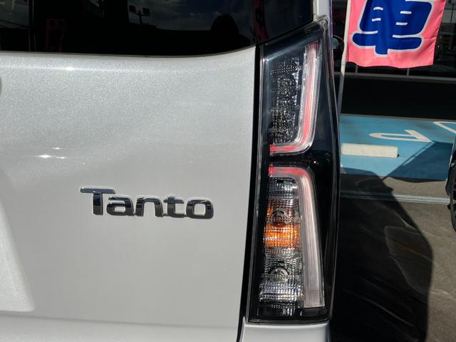 タントカスタムＸ１４インチアルミホイール　大型エアロバンパー　フルＬＥＤヘッドランプ　オート格納式カラードドアミラー　両側パワースライドドア　キーフリーシステム　プッシュボタンスタート（静岡県）の中古車