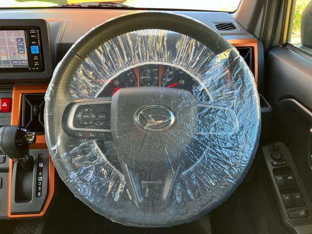 タフトＧターボ１５インチアルミホイール　オートレベリング機能付フルＬＥＤヘッドランプ　ＬＥＤフォグランプ　本革巻ステアリングホイール　本革巻インパネセンターシフト　ＴＦＴカラーマルチインフォメーションディスプレイ（静岡県）の中古車