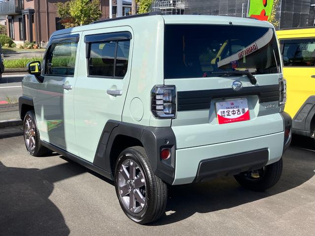 タフトＧターボ１５インチアルミホイール　オートレベリング機能付フルＬＥＤヘッドランプ　ＬＥＤフォグランプ　本革巻ステアリングホイール　本革巻インパネセンターシフト　ＴＦＴカラーマルチインフォメーションディスプレイ（静岡県）の中古車