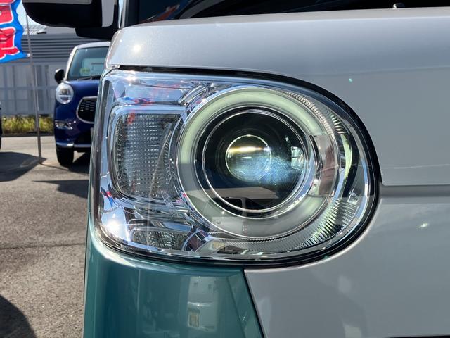 ムーヴキャンバスストライプスG14インチフルホイールキャップ LEDヘッドランプ LEDフォグランプ ホっとカップホルダー 両側パワースライドドア キーフリーシステム プッシュボタンスタート UVカットガラス(静岡県)の中古車