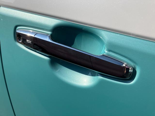 ムーヴキャンバスストライプスG14インチフルホイールキャップ LEDヘッドランプ LEDフォグランプ ホっとカップホルダー 両側パワースライドドア キーフリーシステム プッシュボタンスタート UVカットガラス(静岡県)の中古車