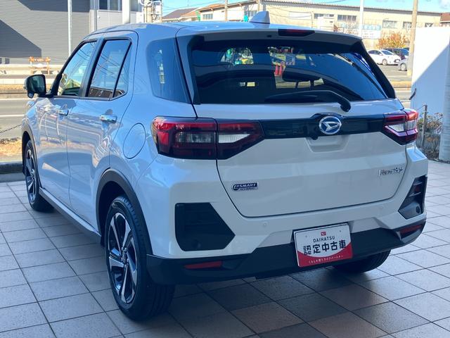 ロッキープレミアムG HEV17インチアルミホイール UVIRカット遮音ガラス フルLEDヘッドランプ キーフリーシステム 革巻きステアリングホイール 本革シフトノブ アクティブマルチインフォメーションメーター(静岡県)の中古車