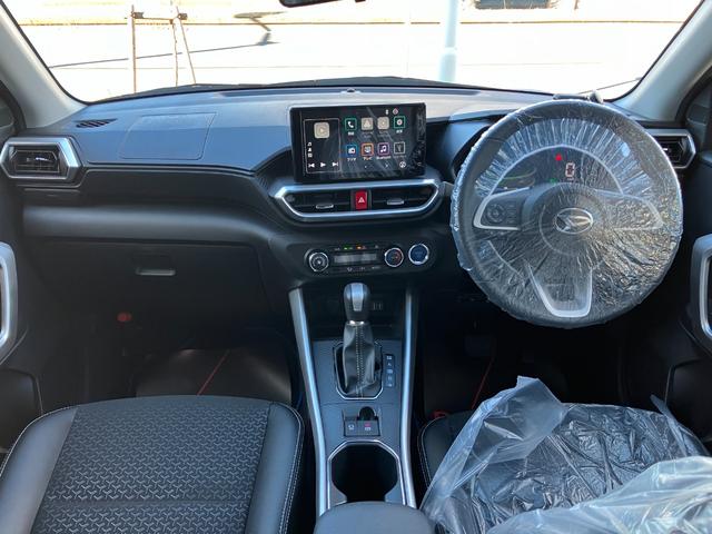 ロッキープレミアムG HEV17インチアルミホイール UVIRカット遮音ガラス フルLEDヘッドランプ キーフリーシステム 革巻きステアリングホイール 本革シフトノブ アクティブマルチインフォメーションメーター(静岡県)の中古車