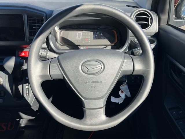 ミライースＬ　ＳＡIII１３インチフルホイールキャップ　マルチリフレクターハロゲンヘッドランプ　可倒式ドアミラー　自発光式デジタルメーターアンバーイルミネーションメーター　マニュアルエアコン（ダイヤル式）　キーレスエントリー（静岡県）の中古車