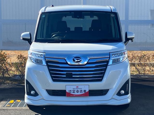 トールカスタムＧ　ターボ　ＳＡIIＬＥＤヘッドランプ　キーフリーシステム　プッシュボタンスタート　オートエアコン（プッシュ式）　両側パワースライドドア　マルチインフォメーションディスプレイ（静岡県）の中古車