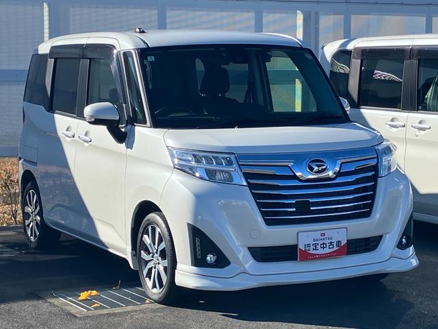 トールカスタムＧ　ターボ　ＳＡIIＬＥＤヘッドランプ　キーフリーシステム　プッシュボタンスタート　オートエアコン（プッシュ式）　両側パワースライドドア　マルチインフォメーションディスプレイ（静岡県）の中古車