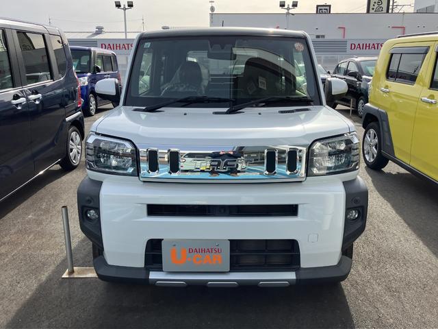 タフトG クロムベンチャーメッキドアアウターハンドル 15インチアルミホイール オートレベリング機能付フルLEDヘッドランプ LEDフォグランプ 本革巻ステアリングホイール 本革巻インパネセンターシフト(静岡県)の中古車