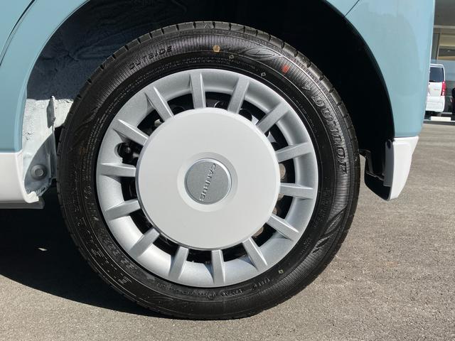 ムーヴキャンバスストライプスGターボ14インチフルホイールキャップ LEDヘッドランプ LEDフォグランプ ホっとカップホルダー 両側パワースライドドア キーフリーシステム プッシュボタンスタート UVカットガラス(静岡県)の中古車