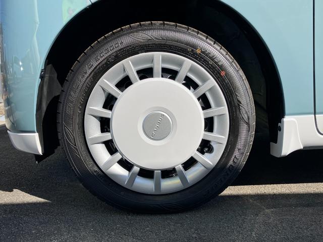 ムーヴキャンバスストライプスGターボ14インチフルホイールキャップ LEDヘッドランプ LEDフォグランプ ホっとカップホルダー 両側パワースライドドア キーフリーシステム プッシュボタンスタート UVカットガラス(静岡県)の中古車