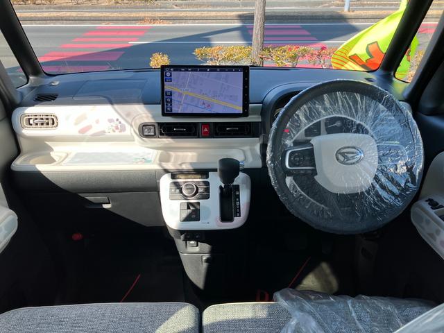 ムーヴキャンバスストライプスGターボ14インチフルホイールキャップ LEDヘッドランプ LEDフォグランプ ホっとカップホルダー 両側パワースライドドア キーフリーシステム プッシュボタンスタート UVカットガラス(静岡県)の中古車