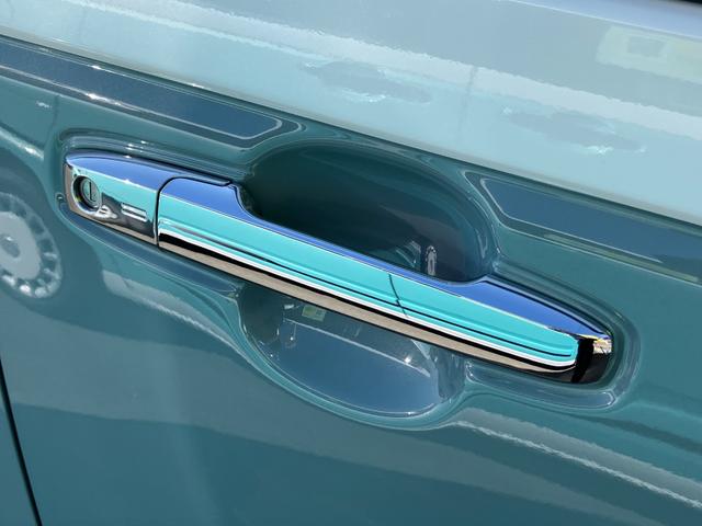 ムーヴキャンバスストライプスGターボ14インチフルホイールキャップ LEDヘッドランプ LEDフォグランプ ホっとカップホルダー 両側パワースライドドア キーフリーシステム プッシュボタンスタート UVカットガラス(静岡県)の中古車