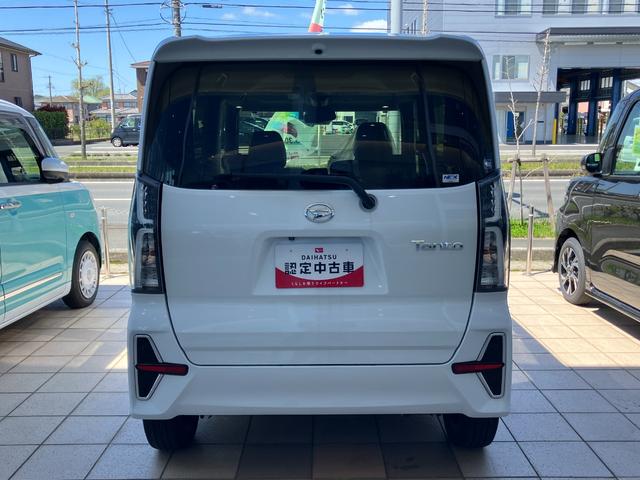タントカスタムＲＳ１５インチアルミホイール　キーフリーシステム　プッシュボタンスタート　オートエアコン（プッシュ式）　フルＬＥＤヘッドランプ　オート格納式カラードドアミラー　本革巻ステアリングホイール（静岡県）の中古車