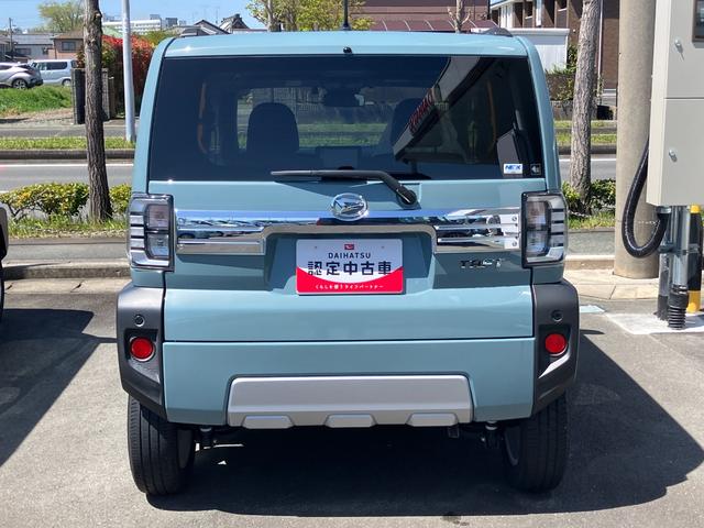 タフトＧ　クロムベンチャーメッキドアアウターハンドル　１５インチアルミホイール　オートレベリング機能付フルＬＥＤヘッドランプ　ＬＥＤフォグランプ　本革巻ステアリングホイール　本革巻インパネセンターシフト（静岡県）の中古車