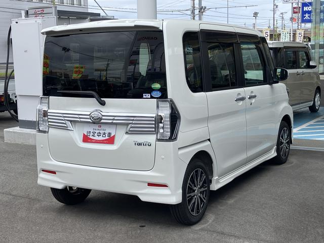 タントカスタムＸ　トップエディションＶＳ　ＳＡIII１４インチアルミホイール　キーフリーシステム　パワースライドドア（片側）　オートエアコン（プッシュ式）　ＬＥＤヘッドランプ（静岡県）の中古車